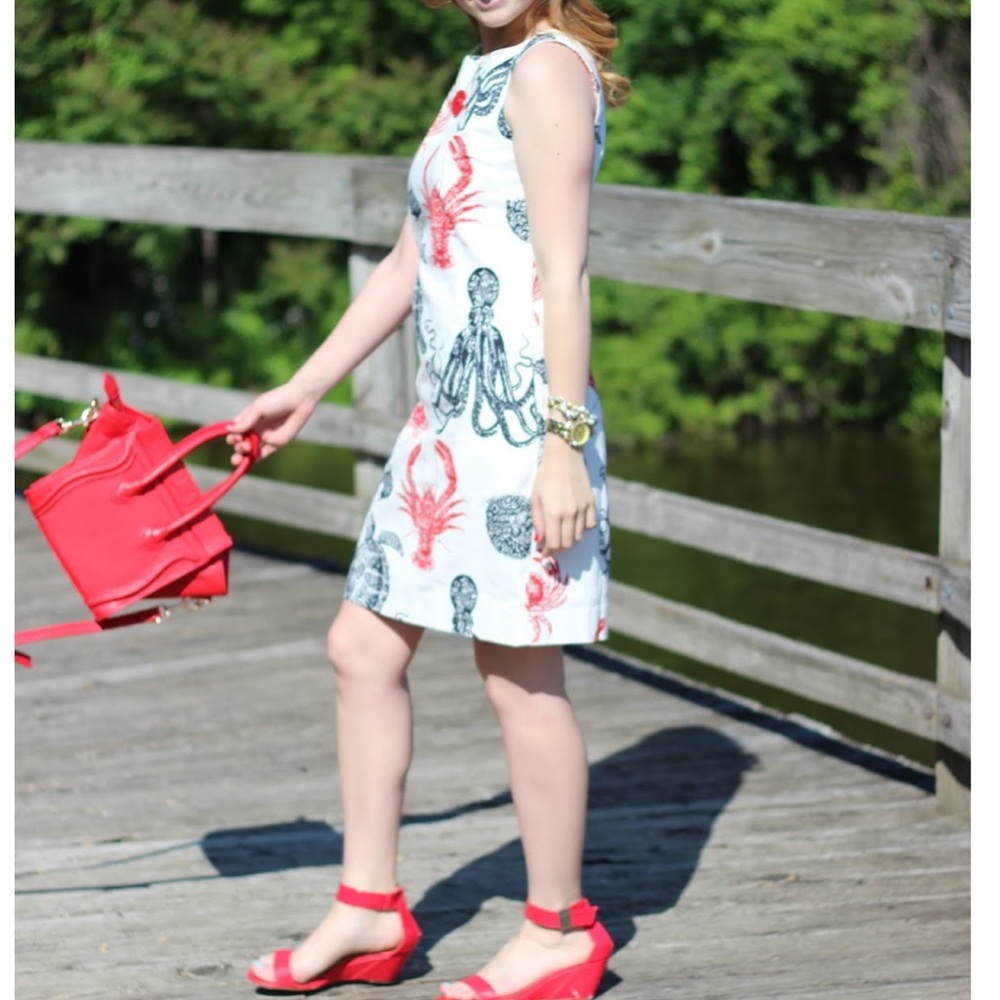 B The Collection Sea Soiree Shift Dress